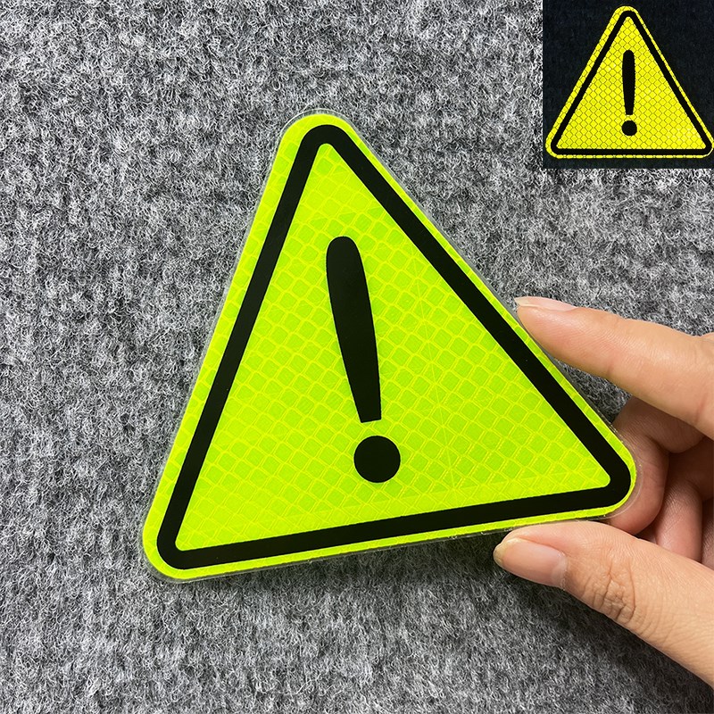 汽车反光贴保持车距夜光警示车尾贴纸新手上路装饰车贴遮挡划痕贴