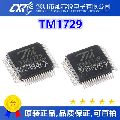 TM1729 QFP64脚贴片 LED数码管显示驱动IC芯片/控制器芯片IC