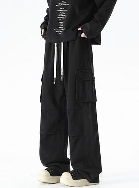 ZSEE 美式复古工装裤男款高街潮牌春季宽松直筒大口袋休闲长裤子