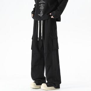 ZSEE 美式复古工装裤男款高街潮牌春季宽松直筒大口袋休闲长裤子