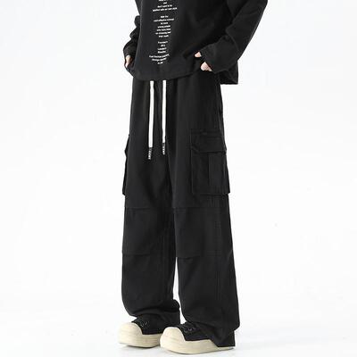 ZSEE美式复古宽松直筒工装裤