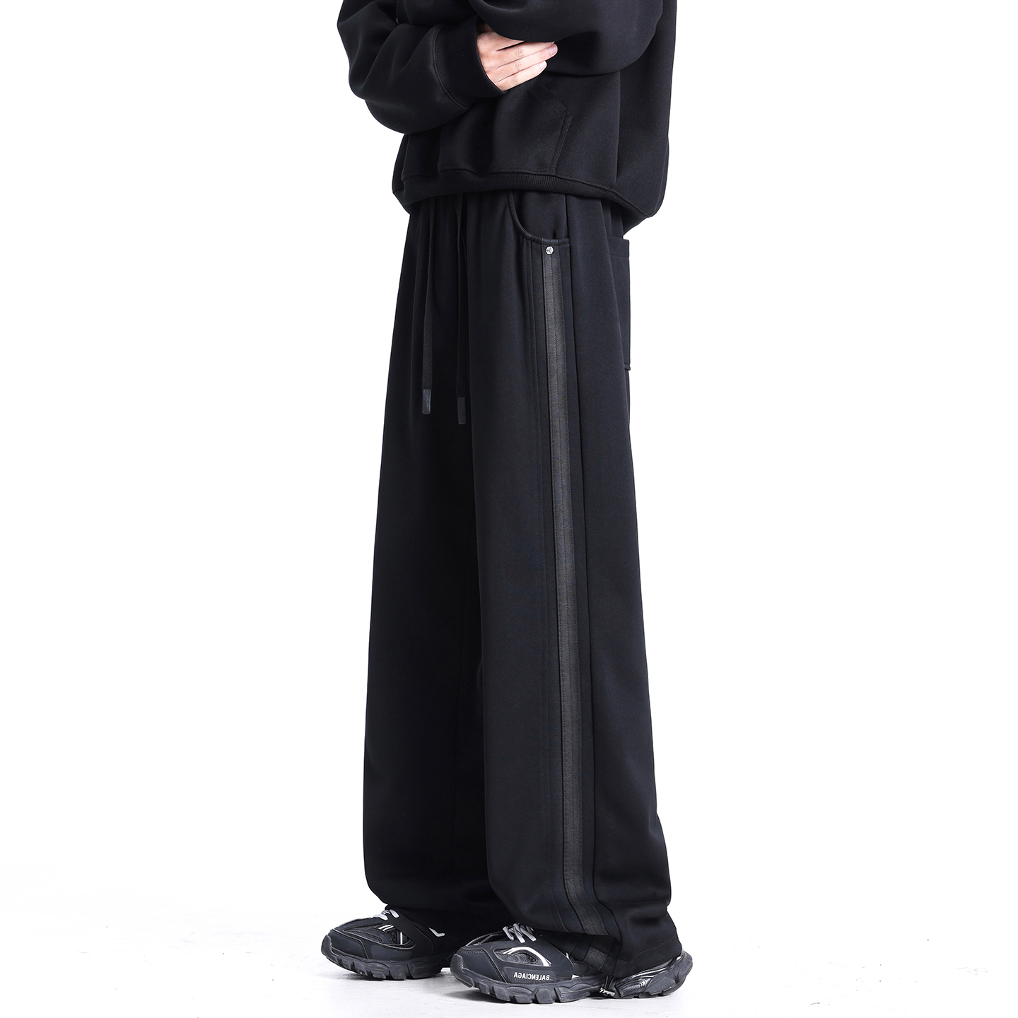 ZSEE美式潮牌渐变水洗休闲裤男