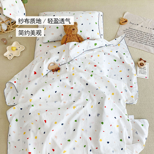 幼儿园午睡垫床垫定制任意尺寸婴儿褥纯棉幼儿园专用褥加厚三件套