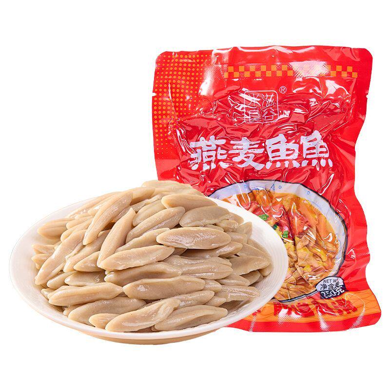 燕麦鱼鱼健康粗粮代餐高饱腹特色主食柔软筋道爽滑吃法多样