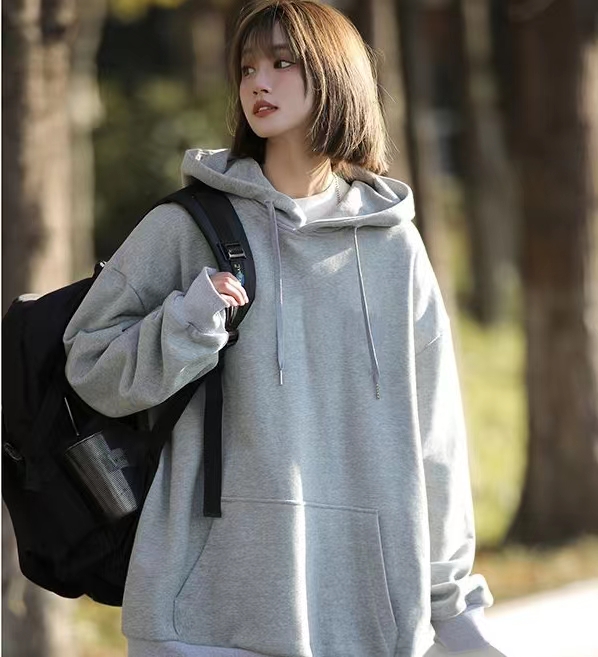 连帽卫衣男女情侣外套