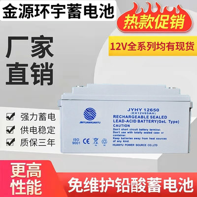 金源环宇蓄电池12V7A12A17A24A40A65A100消防UPS主机房直流屏铅酸