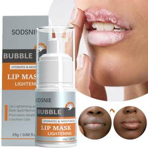 Bubble Brightening Lip Mask Nourishing Repairing Lip Care Wh