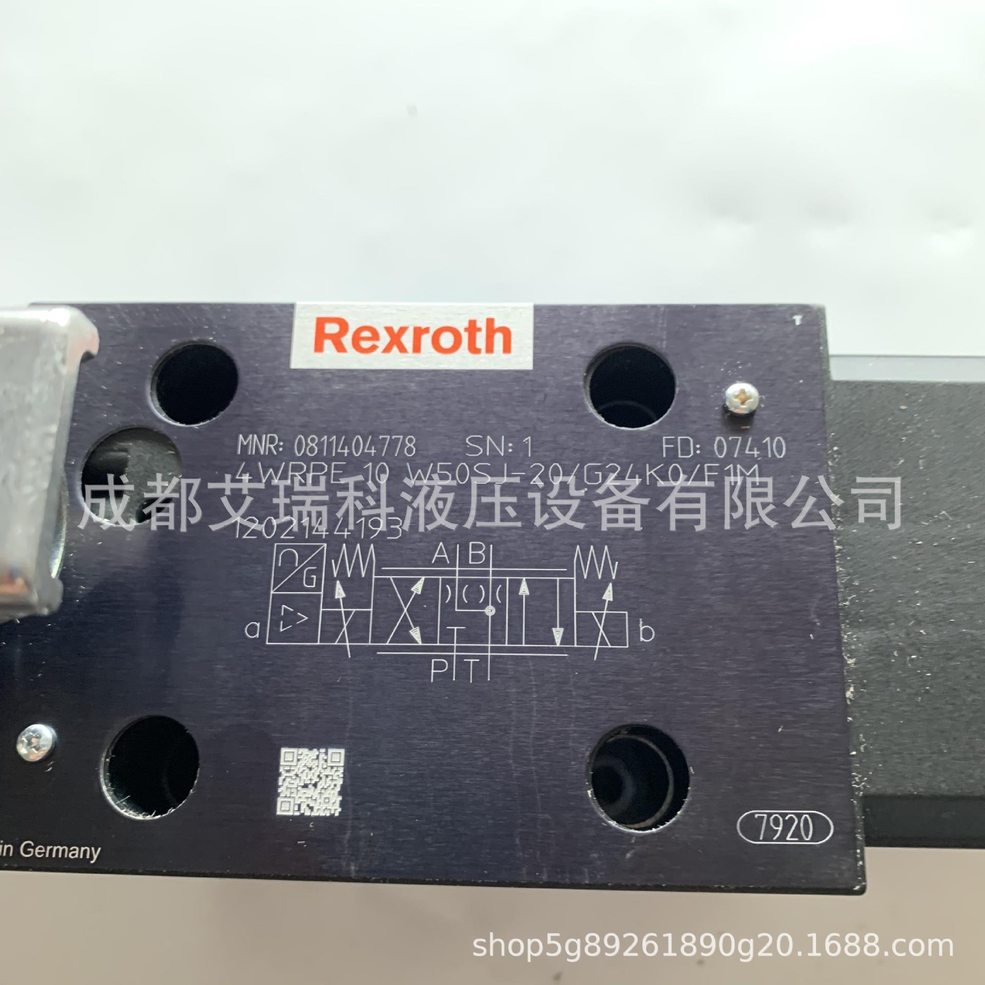 德国Rexroth4WRPE10W50SJ-2X/G24K0/F1M比例阀
