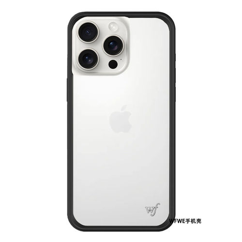 港品潮牌wild手机壳简约透明亚克力透色适用iPhone16/14/13ProMax/plus苹果15Pro手机壳欧美时尚经典防摔保护