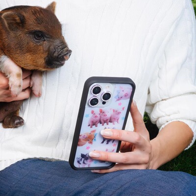 Wildf联名三只可爱小猪手机壳