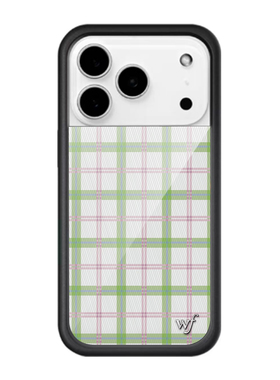 WFWE绿格子星光之城适用iPhone17pro苹果16promax/15pro/14plus13/12欧美wf手机壳防摔保护套air清新明星同款