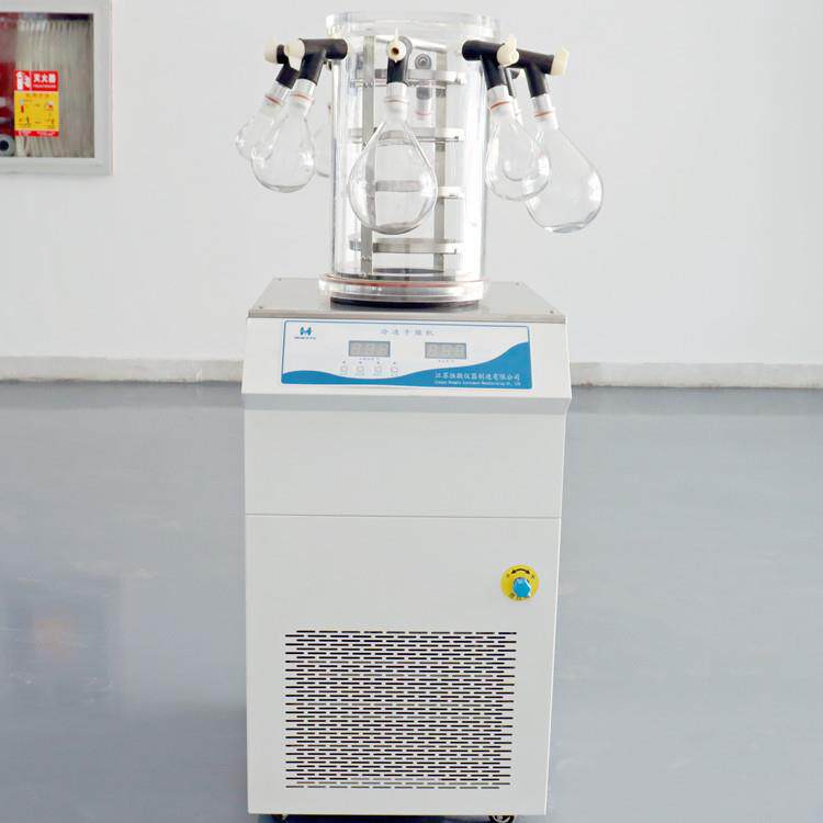 江苏恒敏仪器FD-1C-80挂瓶型冷冻干燥机食品药品土壤冻干机