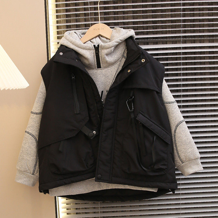 梭织立领常规款聚酯纤维拉链马甲,童装/婴儿装/亲子装,马甲,淘宝优惠券,粉丝福利购,淘宝优惠卷