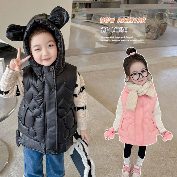 免烫处理带帽常规款拉链B类马甲,童装/婴儿装/亲子装,马甲,淘宝优惠券,粉丝福利购,淘宝优惠卷