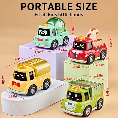 Baby Toys Car Boy Inertia Car Fire Engineering Gifts Shein 1