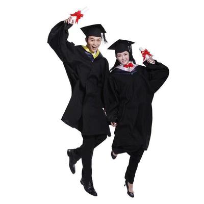 长袖学士服学院风毕业礼服文科