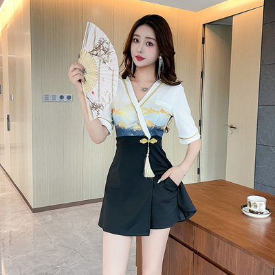 足浴技师工作服女气质养生师工衣高端足疗spa衣服遮肚子柔式套装