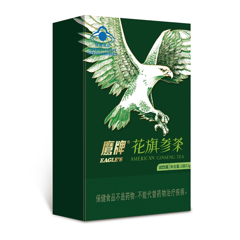 【天猫U先】鹰牌花旗参茶尝鲜2包装