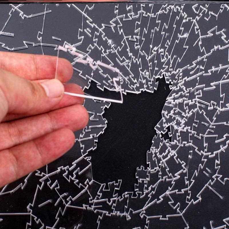 1000片透明亚克力碎玻璃拼图高难度烧脑不规则地狱十级puzzle解密