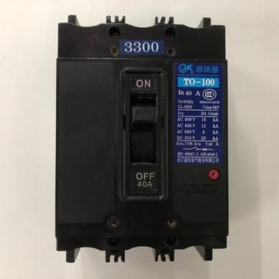 原装TO-100BA/3300 3P 40A嘉控电气塑壳式断路器