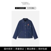 牛仔外套 WRITTEN抓绒内胆外套复古翻领休闲长袖 现货 NOTHING