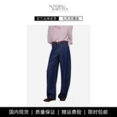 复古优雅弯刀裤 WRITTEN优雅弯刀简约牛仔裤 NOTHING 女 现货