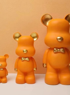 网红暴力熊存钱罐落地大摆件客厅电视柜卡通家居创意装饰乔迁礼物