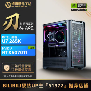 265KF电竞打瓦CS吃鸡高性能电脑主机 影驰5070TI刃 14600KF