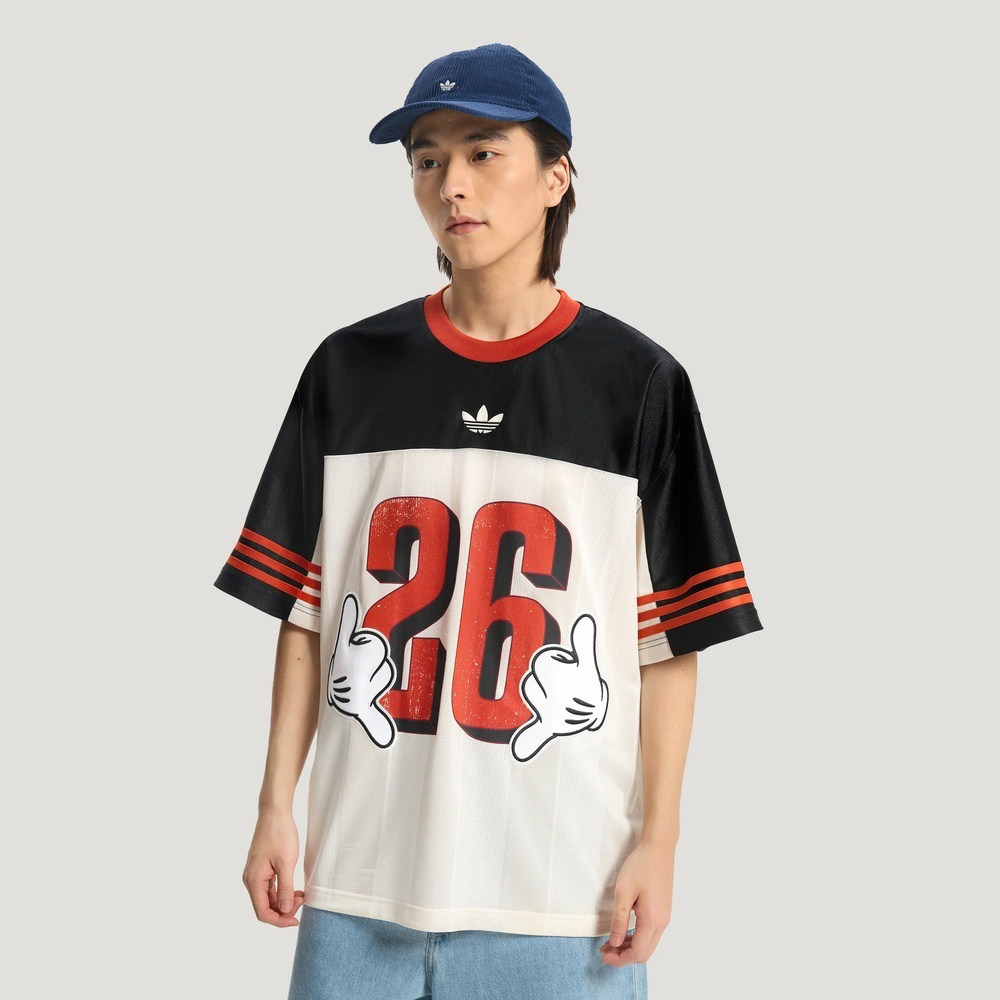 adidas阿迪达斯三叶草男子迪士尼联名款运动休闲短袖T恤KU3104