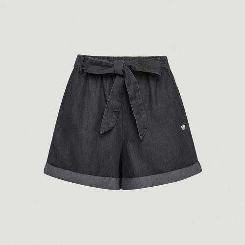 滔搏adidas阿迪达斯三叶草女子DENIM SHORT W运动休闲短裤LF4601