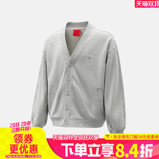 滔搏NIKE耐克男子AS J FLT FLC CARDIGAN LB夹克外套IW6371-050