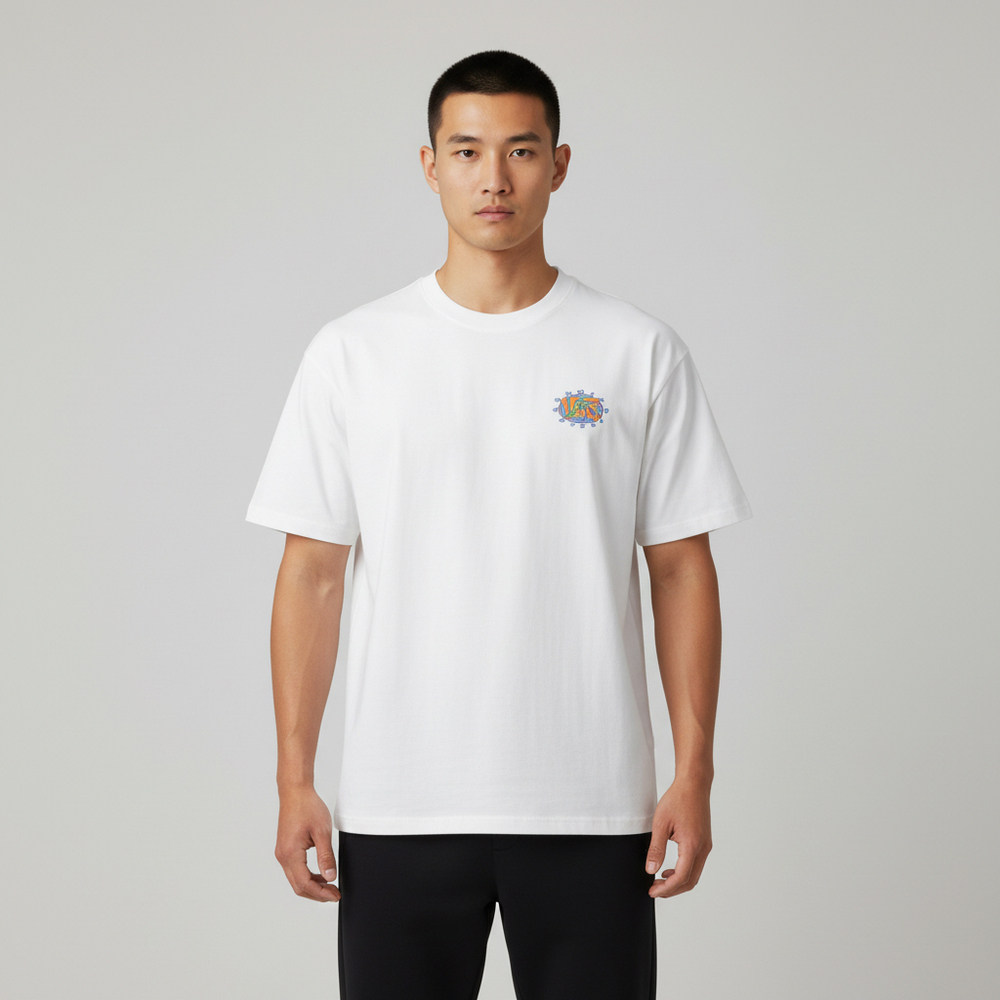 滔搏VANS范斯男子运动休闲短袖T恤VN000TKWFS8