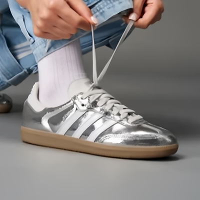 adidas阿迪达斯三叶草中性SAMBA OG运动休闲鞋T头鞋德训鞋JR0035