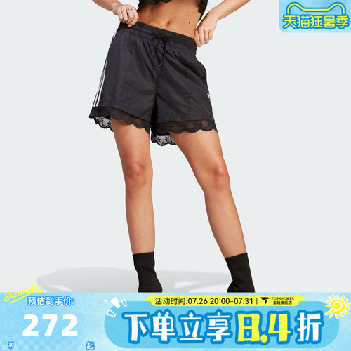 滔搏adidas阿迪达斯三叶草女子3 STRIPE SHORT运动休闲短裤II5605