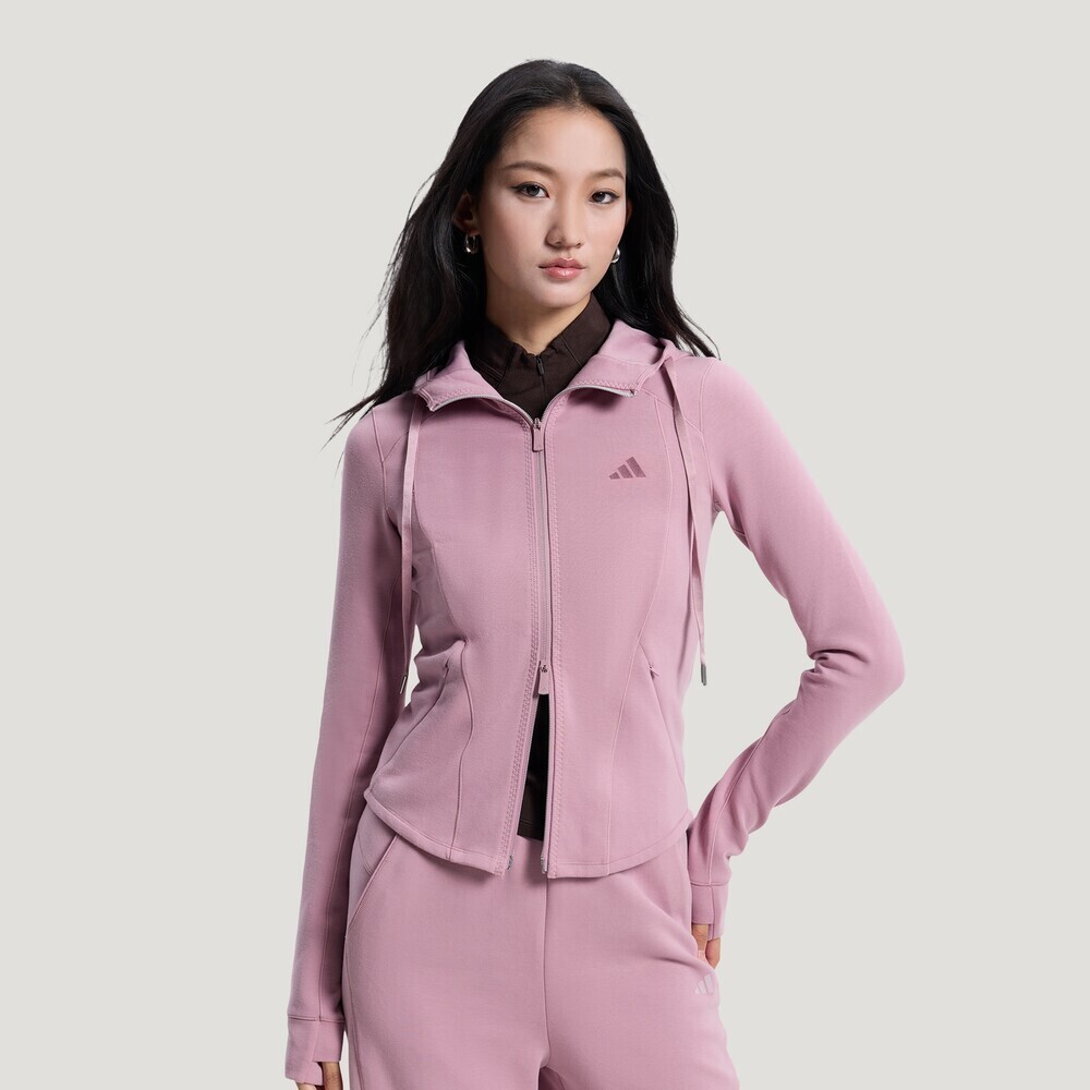 滔搏adidas阿迪达斯女子SFL SLIM JKT运动休闲套头衫卫衣KH2700