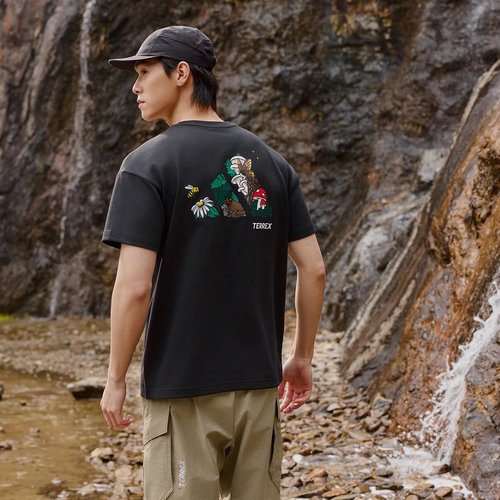 滔搏adidas阿迪达斯男女MT NATURE G TEE运动休闲短袖T恤KG3848