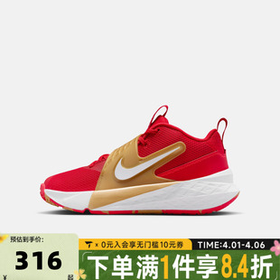 子运动鞋 NIKE耐克大男童鞋 子红色新年鞋 子儿童休闲鞋 603 HF6279