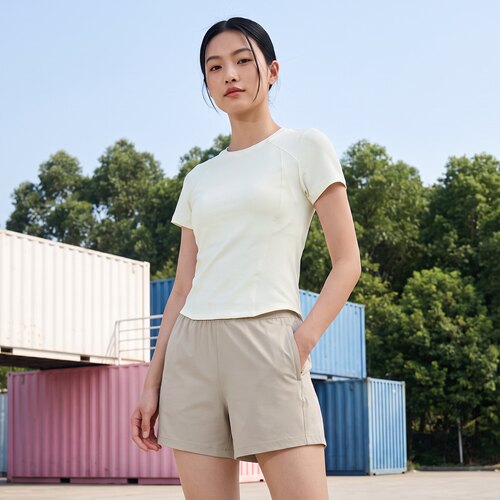 滔搏adidas阿迪达斯女子百搭舒适透气运动休闲圆领短袖T恤KH2648