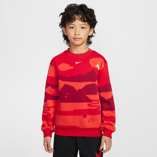 NIKE耐克大童装2026年新衣服马年儿童新年休闲套头卫衣IQ3930-657