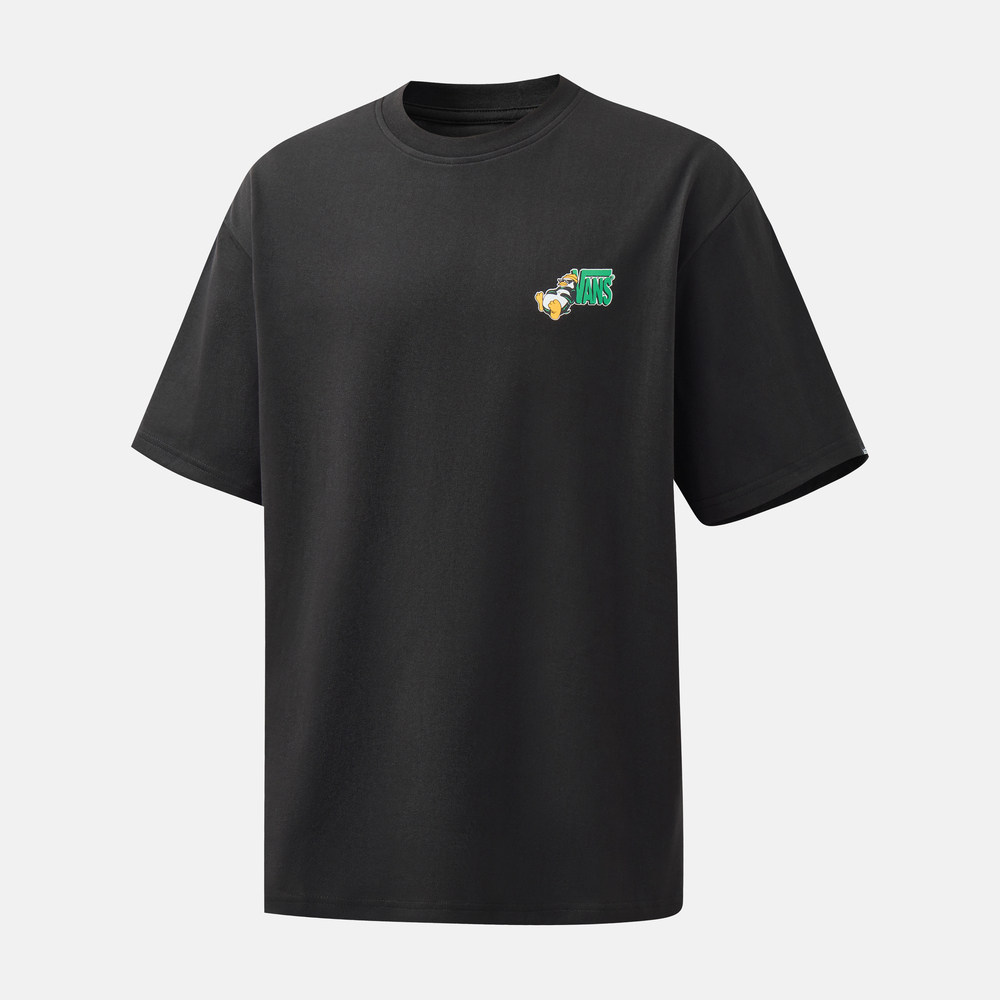 滔搏VANS范斯男子PENGUIN SS TEE运动休闲短袖T恤VN000TKCBLK