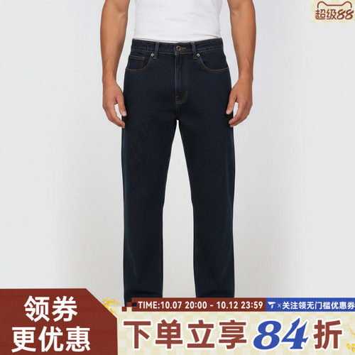 VANS范斯男子Check-5 Loose Denim Pant运动休闲长裤VN000PH6DRR
