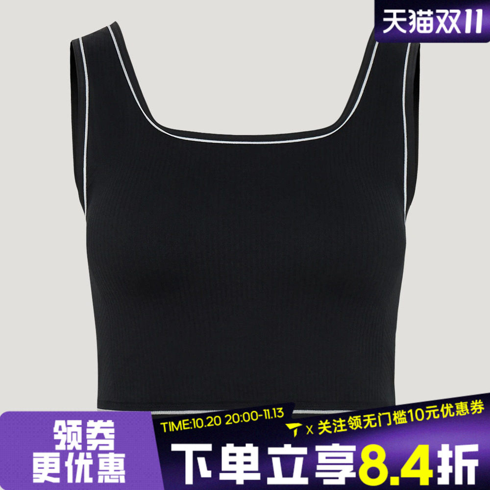 adidas阿迪达斯三叶草WAISTBAND TANK秋女子运动休闲背心LF4590