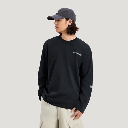 滔搏adidas阿迪达斯男子 M RH 运动休闲长袖T恤KW0097
