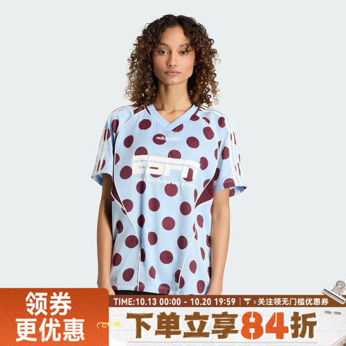 滔搏adidas阿迪达斯三叶草女子JERSEY SS运动休闲短袖T恤KV1188