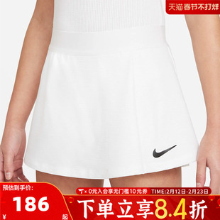 NIKE耐克女大童G NKCTDF VCTRY FLOUNCY SKRT运动短裙CV7575-100