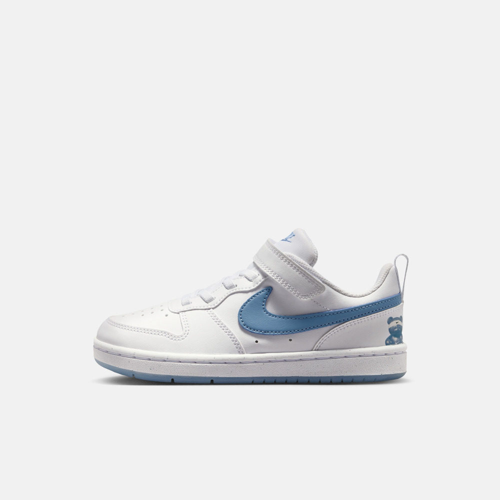 NIKE耐克小童酷菠萝COURT百搭低帮运动魔术贴休闲鞋IR3999-100