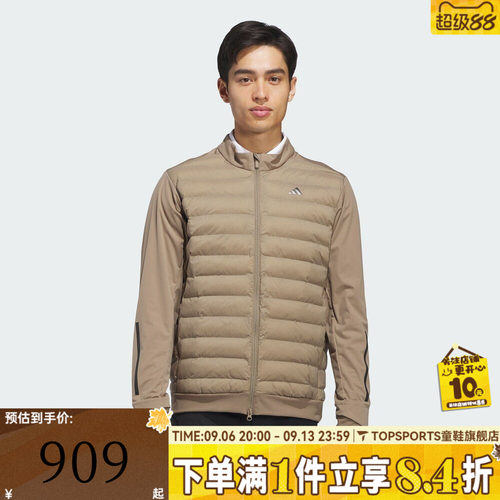 adidas阿迪达斯男子HYBRID JKT运动休闲棉服外套KZ2093