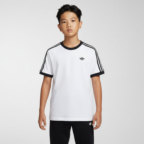 adidas阿迪达斯三叶草男大童3 STRIPE TEE运动休闲短袖T恤KE0920