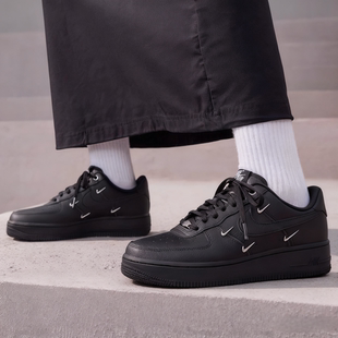 NIKE耐克AF1空军一号女鞋FORCE 1复古低帮休闲板鞋HQ1180-001