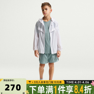 NIKE耐克大童K STRIDE JACKET运动健身夹克外套IO4566 100 REPEL